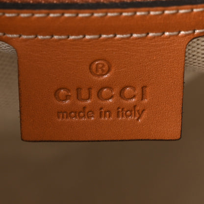Gucci Monogram Vintage Web Medium Boston Tobacco 6 of 10