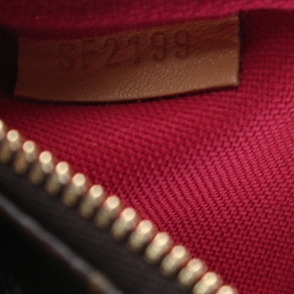 Louis Vuitton Monogram 2019 Christmas Animation Mini Courchevel Pochette Accessories Fuchsia 6 of 7