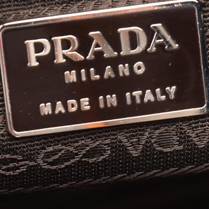 Prada Tessuto Nylon Vitello Messenger Ebano 6 of 8