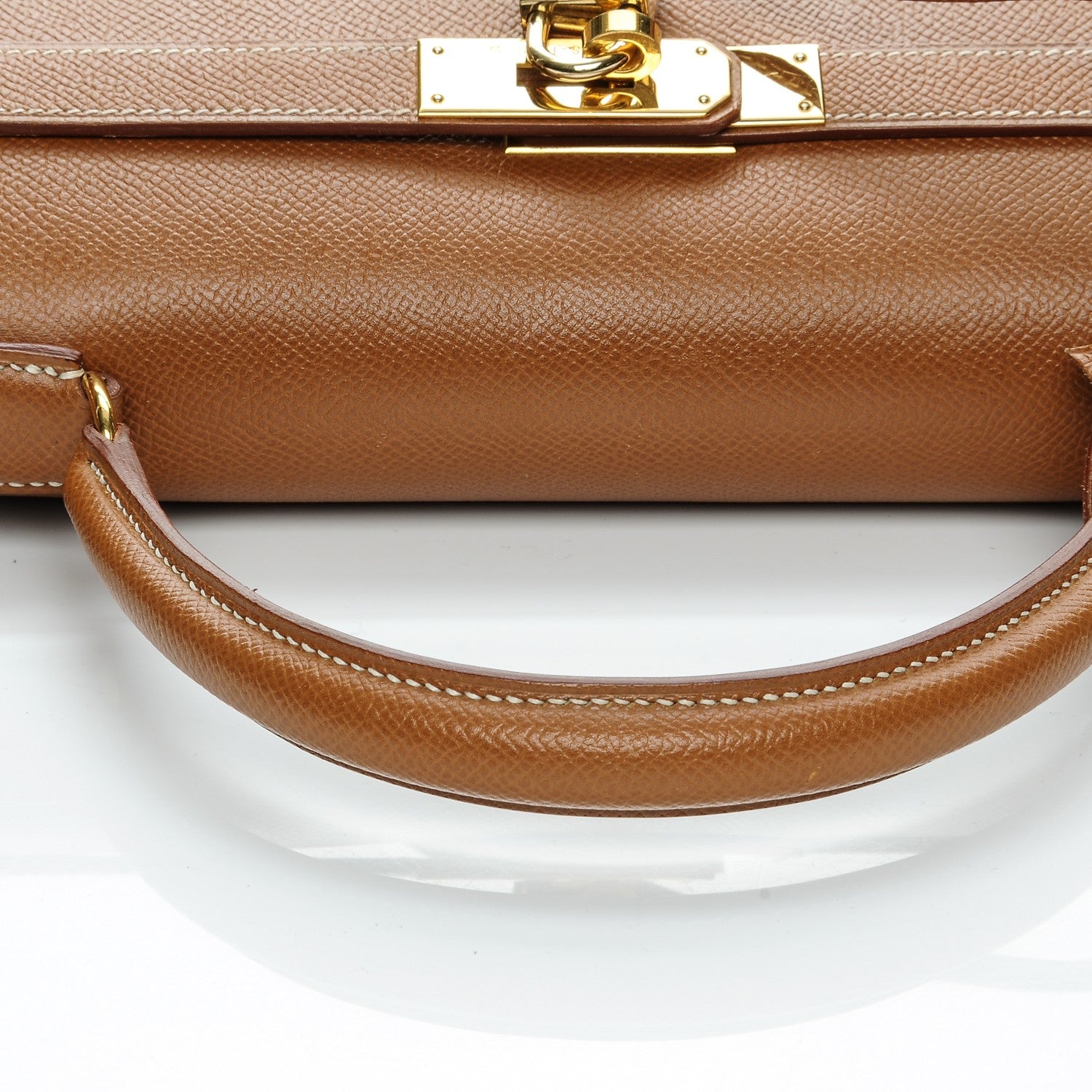 Hermes Courchevel Kelly Sellier 35 Gold 13 of 35