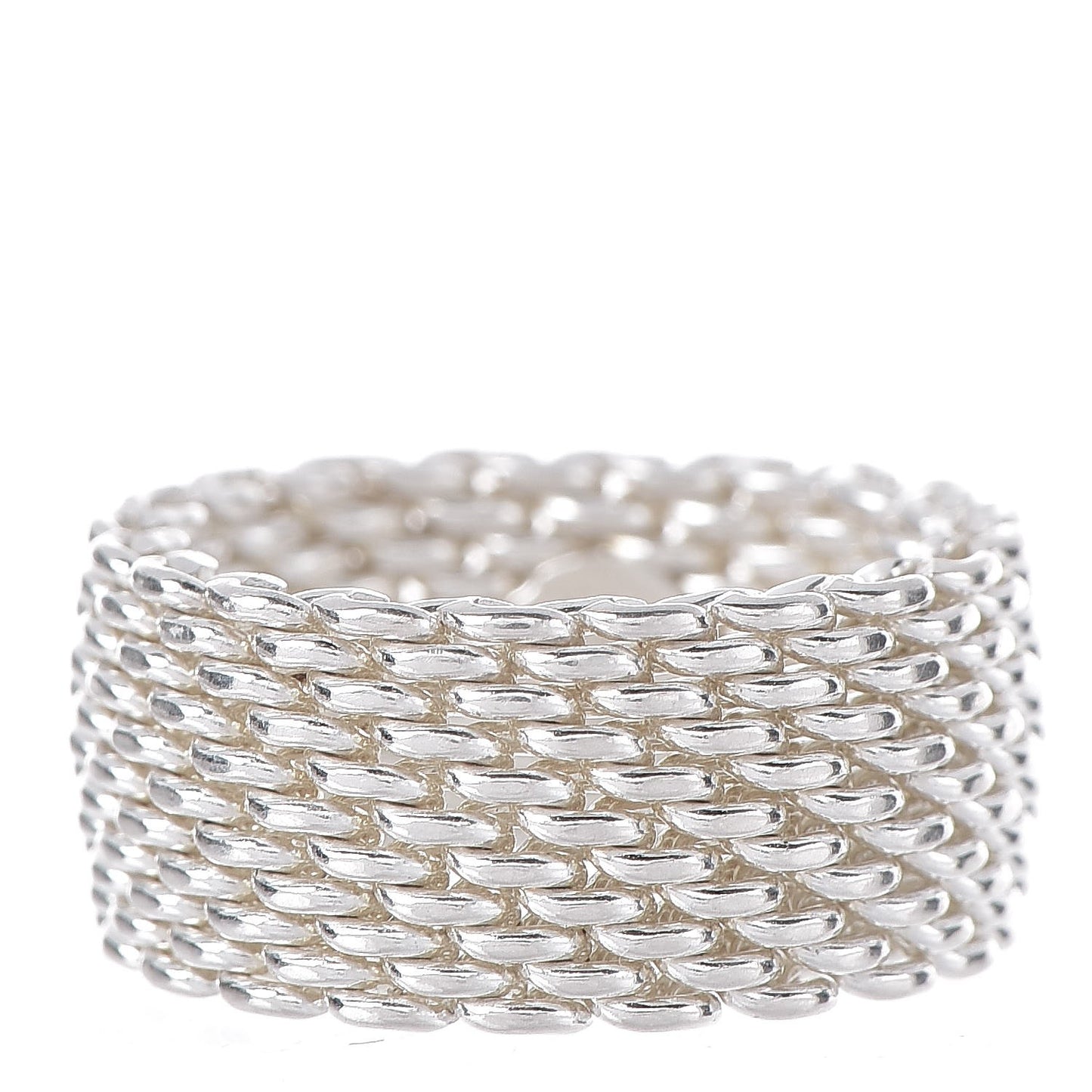 Sterling Silver Somerset Mesh Ring 51 5.75