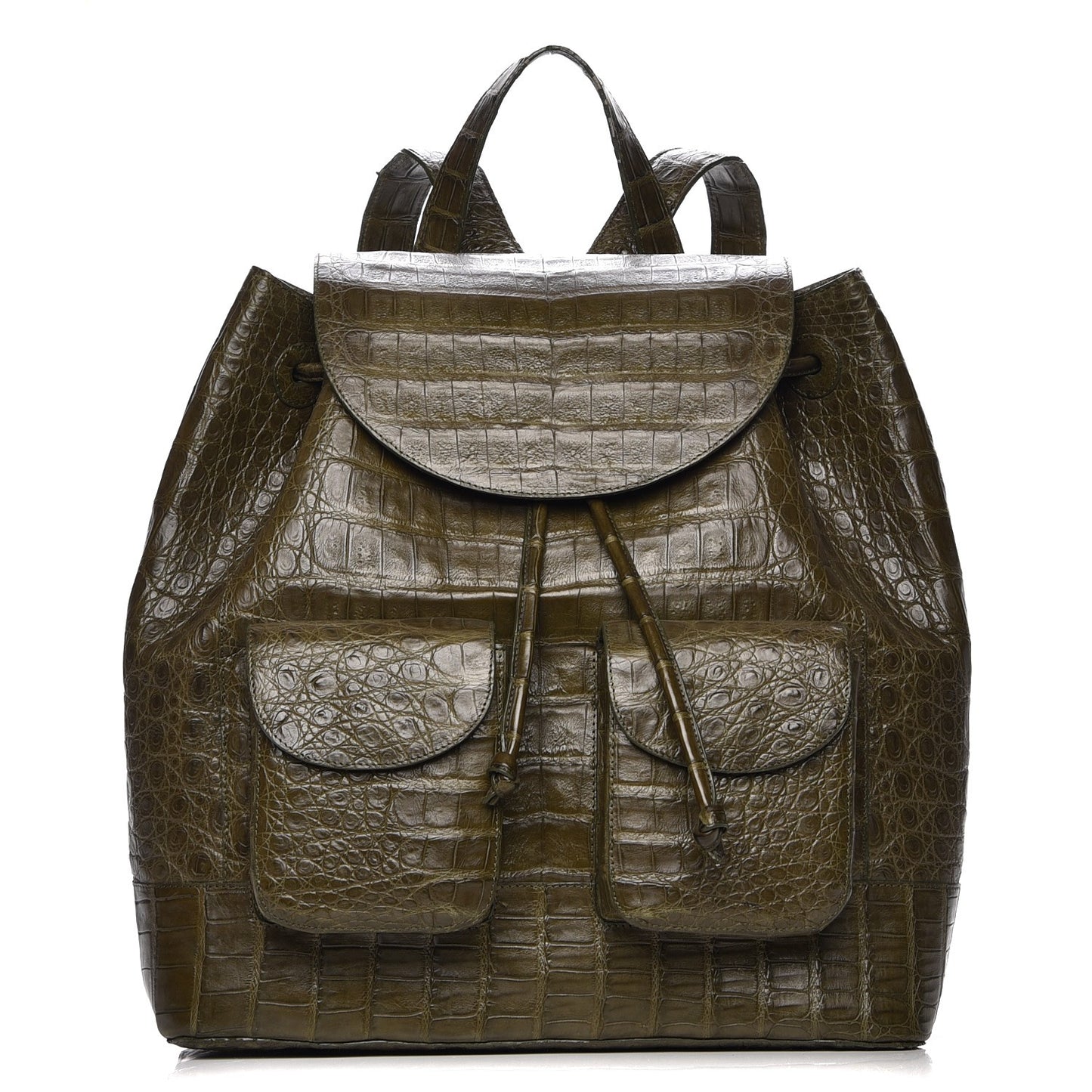 Crocodile Backpack Green