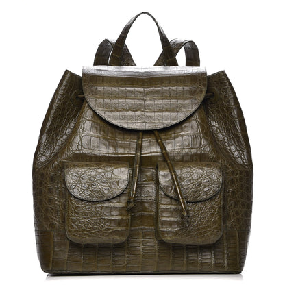 Nancy Gonzalez Crocodile Backpack Green 1 of 11