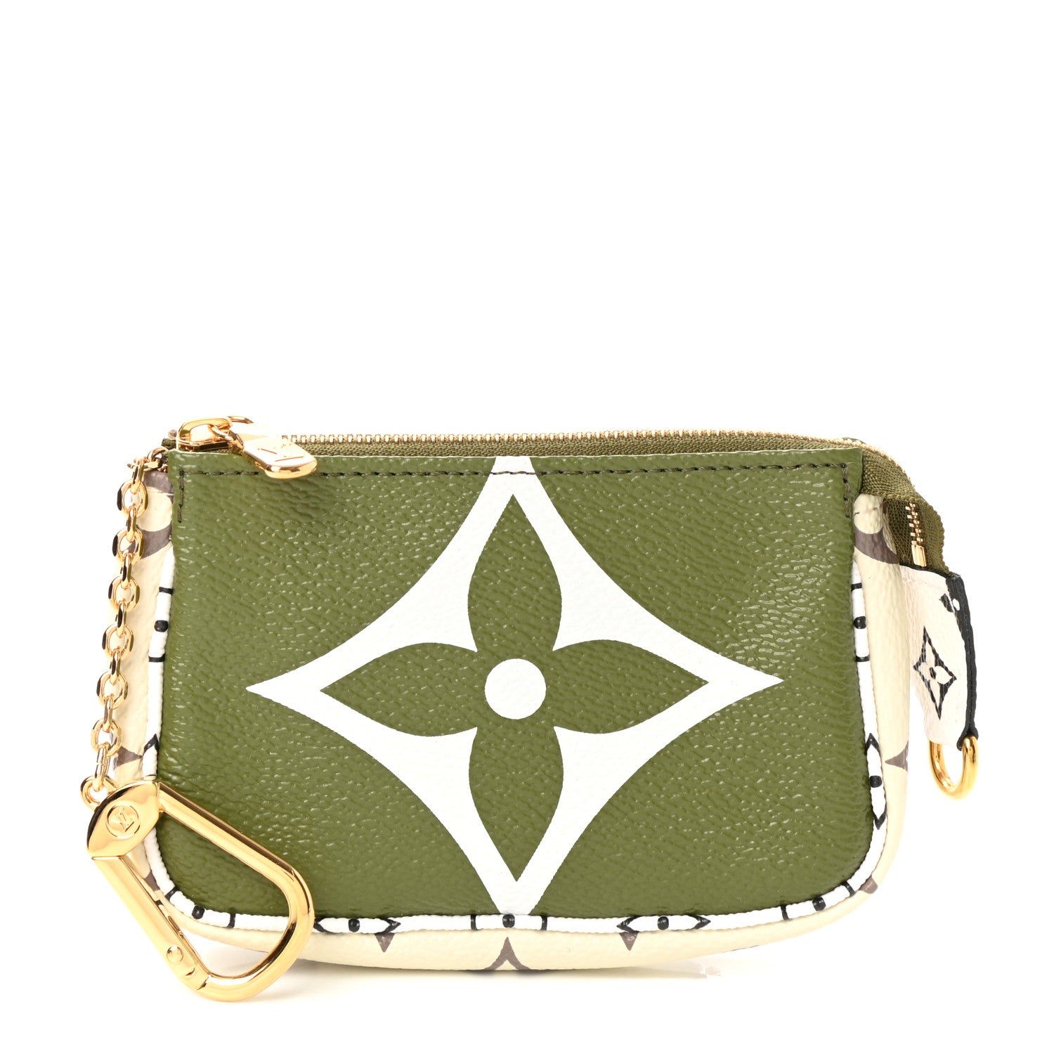 Louis Vuitton Monogram Giant Micro Pochette Accessories Kaki White 1 of 8