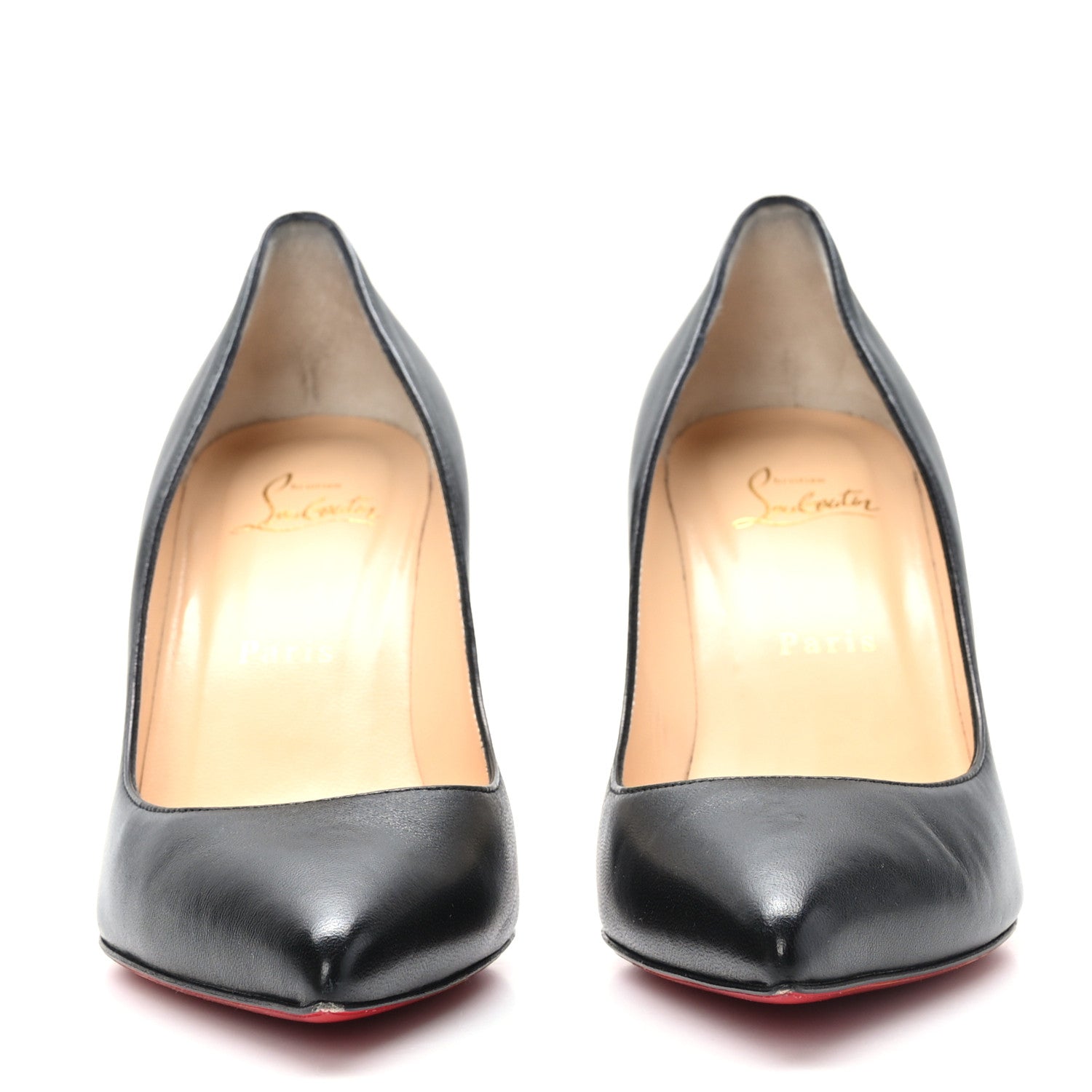 Christian Louboutin Shiny Nappa Pigalle Follies 85 Pumps 38 Black 2 of 8