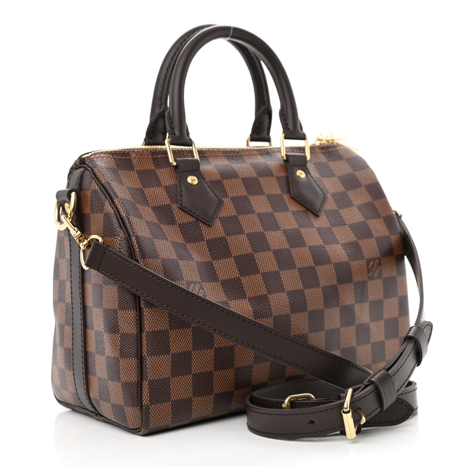 Louis Vuitton Damier Ebene Speedy Bandouliere 25 3 of 9