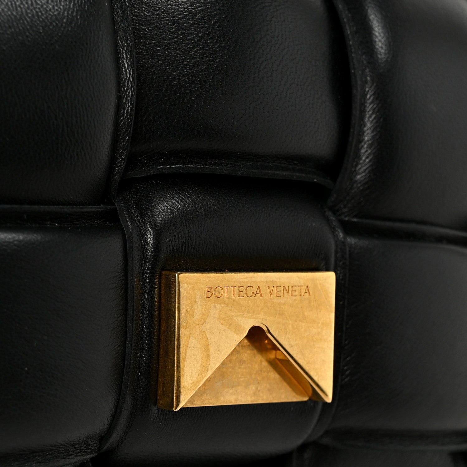 Bottega Veneta Nappa Maxi Intreccio Padded Cassette Crossbody Bag Black 9 of 12