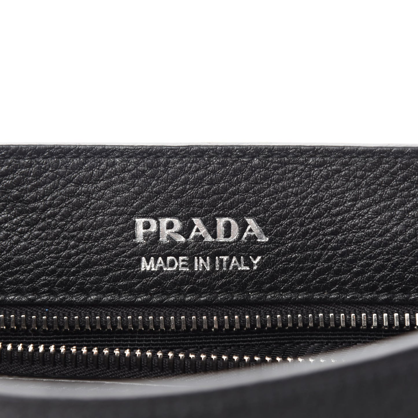 Vitello Daino Soft Shoulder Flap Bag Black