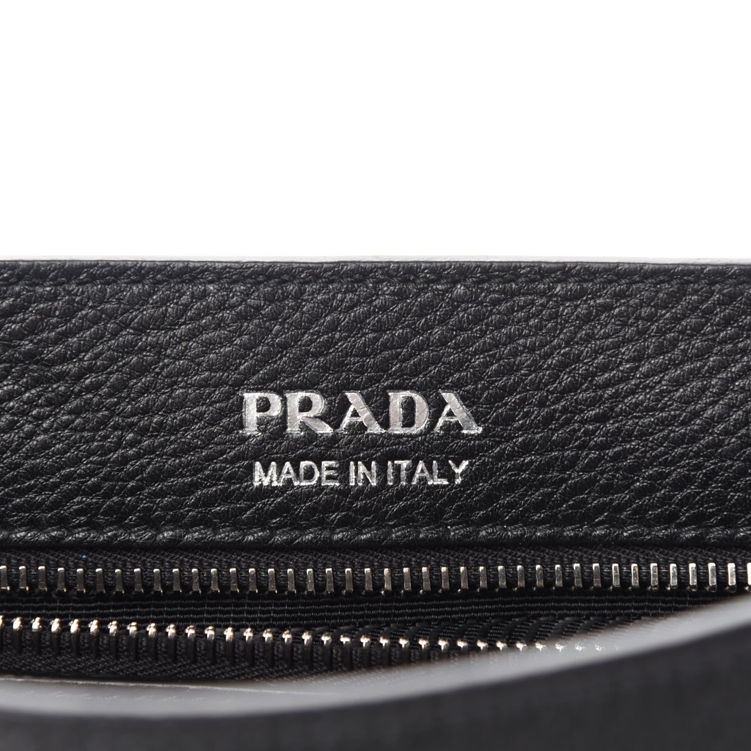 Prada Vitello Daino Soft Shoulder Flap Bag Black 8 of 10