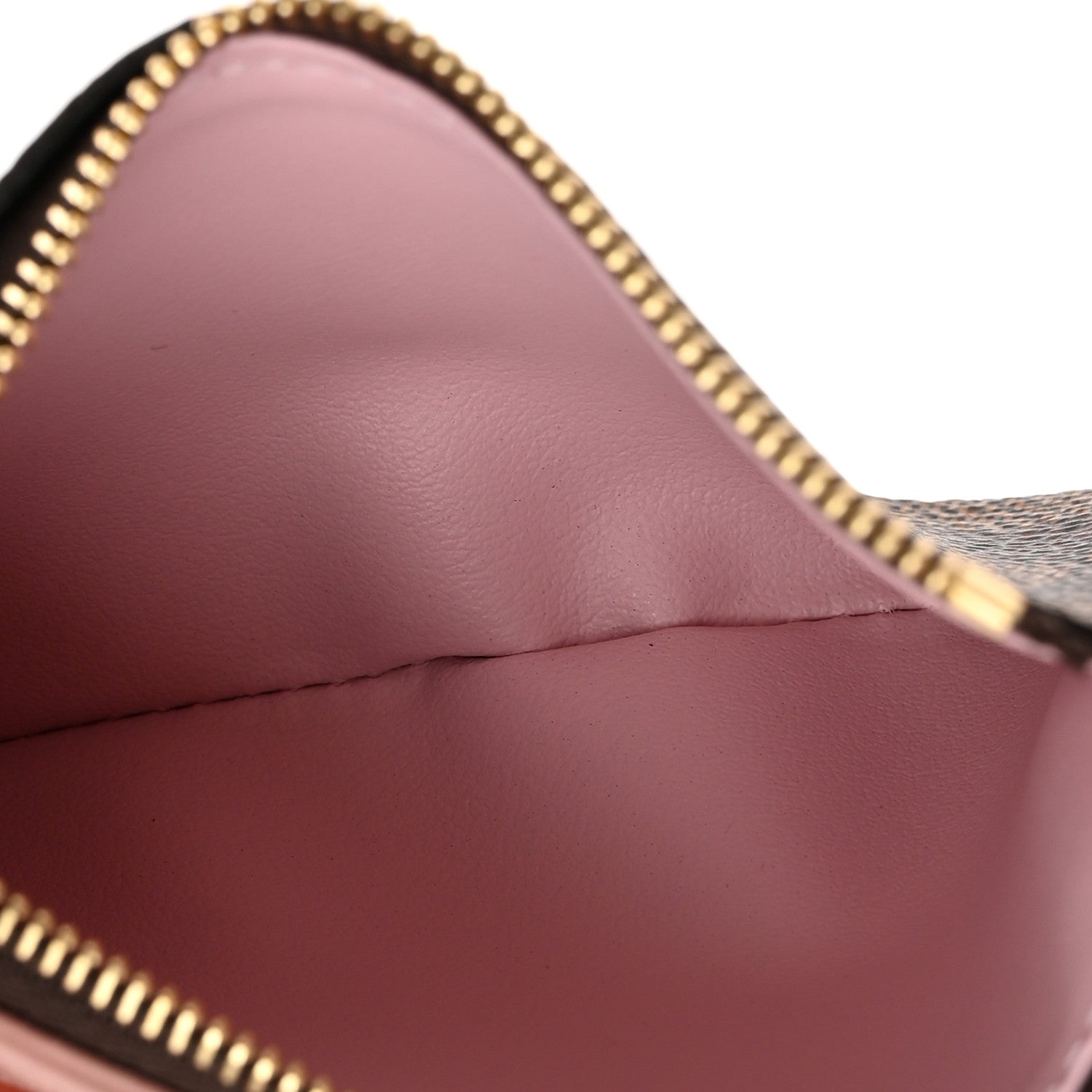 Louis Vuitton Damier Ebene Victorine Wallet Rose Ballerine 7 of 10