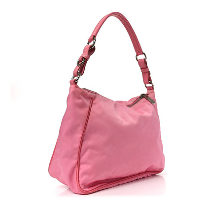 Prada Tessuto Nylon Shoulder Bag Begonia 2 of 8