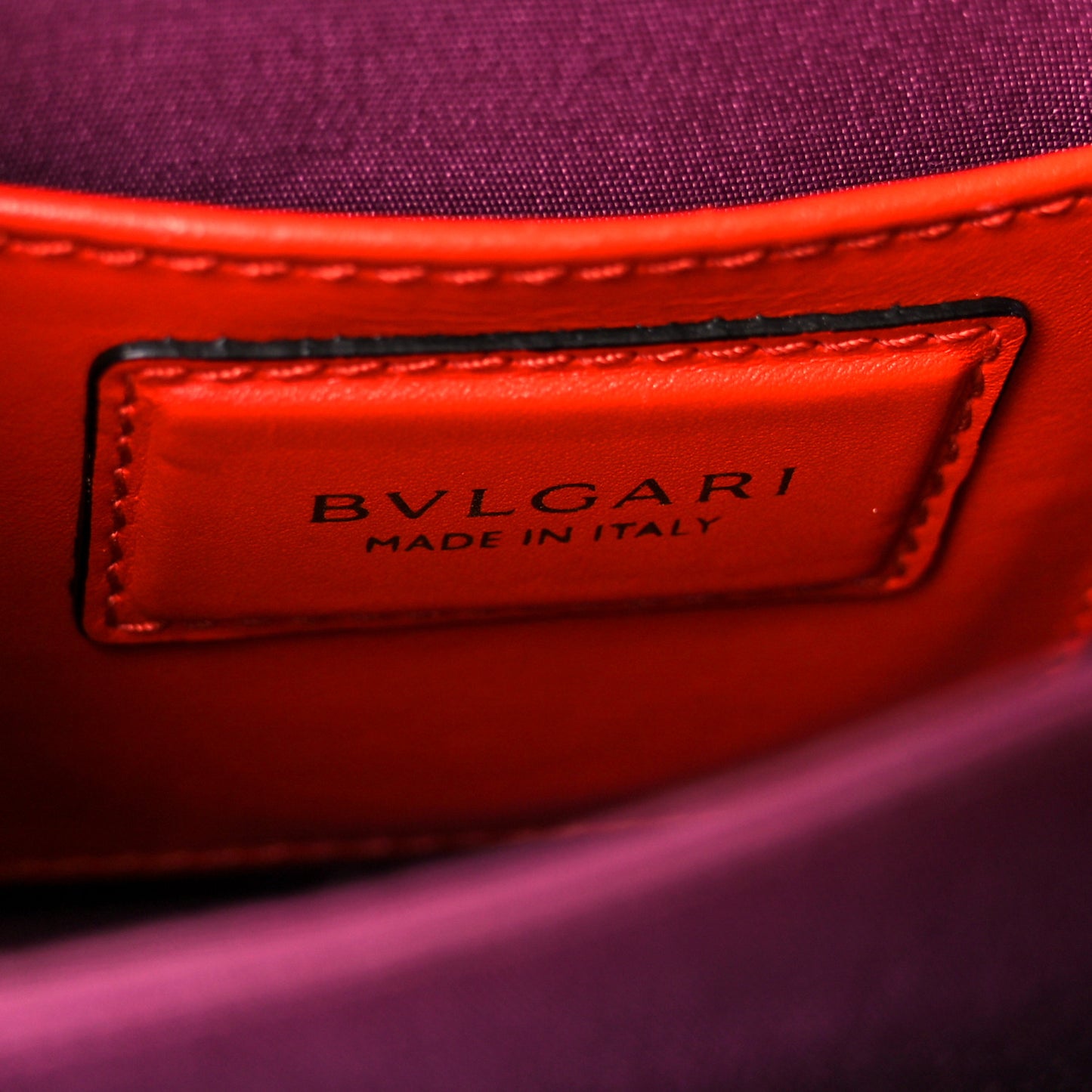 Calfskin Serpenti Forever Top Handle Red