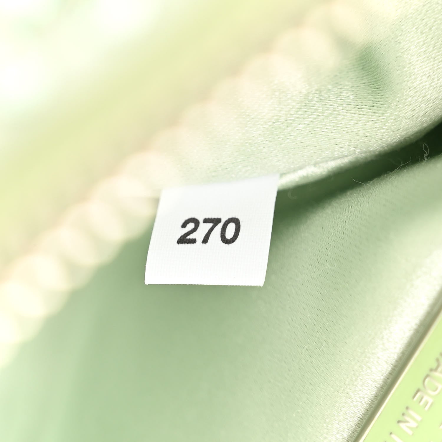 Prada Satin Crystal Triangle Pouch Acqua 7 of 10