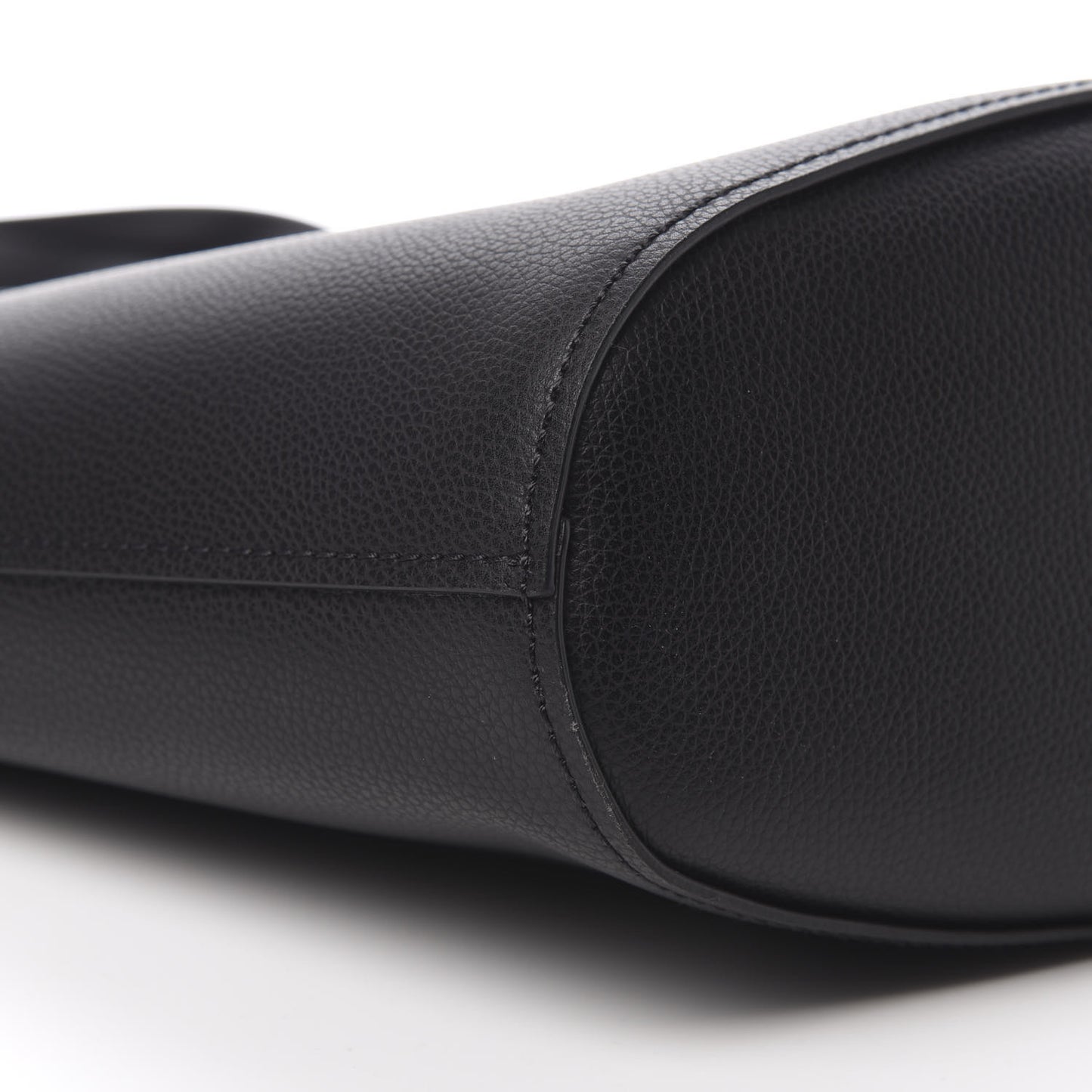 Smooth Grained Calfskin Small Aby Tote Black