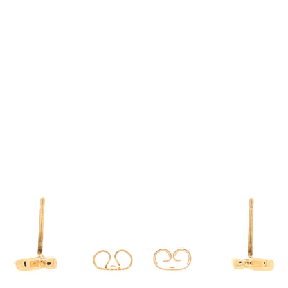 Tiffany 18K Yellow Gold Mini Paloma's Graffiti X Earrings 3 of 4