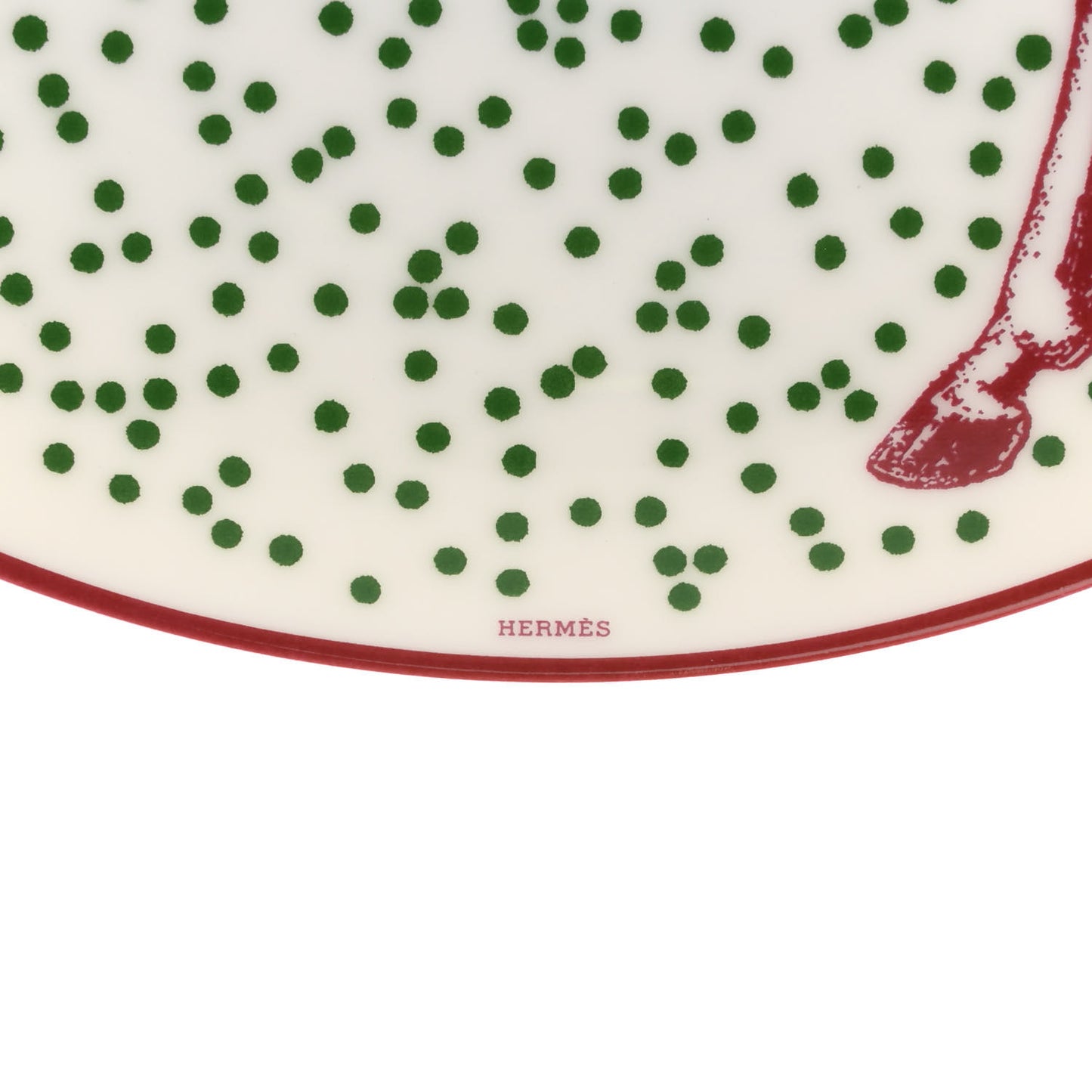 Porcelain Hippomobile Dessert Plate