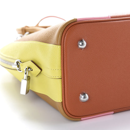 Hermes Epsom 1923 Sunrise Bolide 30 Lime Sesame Rose Confetti Terre Battue 6 of 13