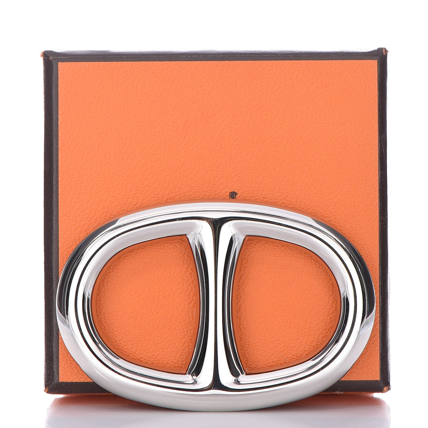 Hermes Palladium Chaine D'Ancre Scarf Ring 4 of 4