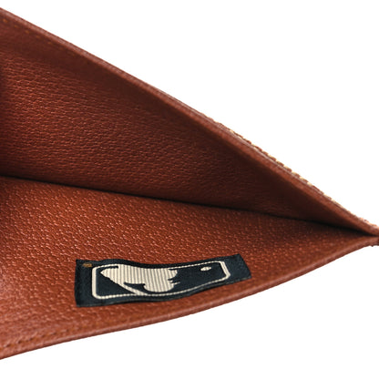 Gucci X MLB GG Monogram NY Yankees Card Holder Beige Ruggine Ivory 5 of 8
