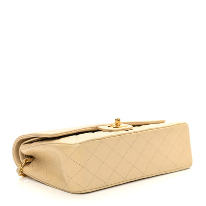 Chanel Lambskin Quilted Medium Double Flap Beige 3 of 10