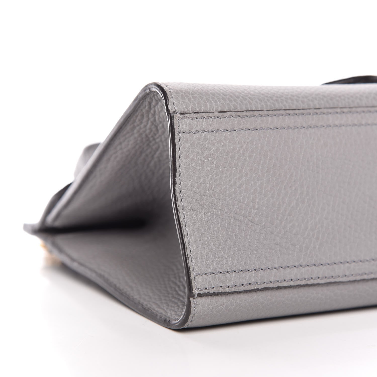 Gucci Cellarius Calfskin Mini GG Marmont Top Handle Bag Deep Grey 6 of 10