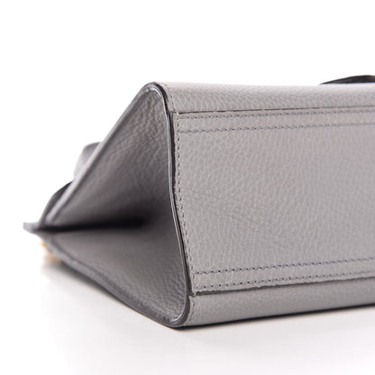 Gucci Cellarius Calfskin Mini GG Marmont Top Handle Bag Deep Grey 6 of 10