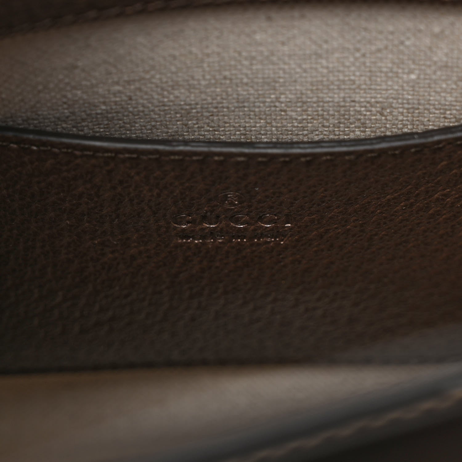Gucci Monogram Jumbo GG Textured Dollar Calfskin Web Mini Vertical Tote Camel Ebony New Acero 6 of 9