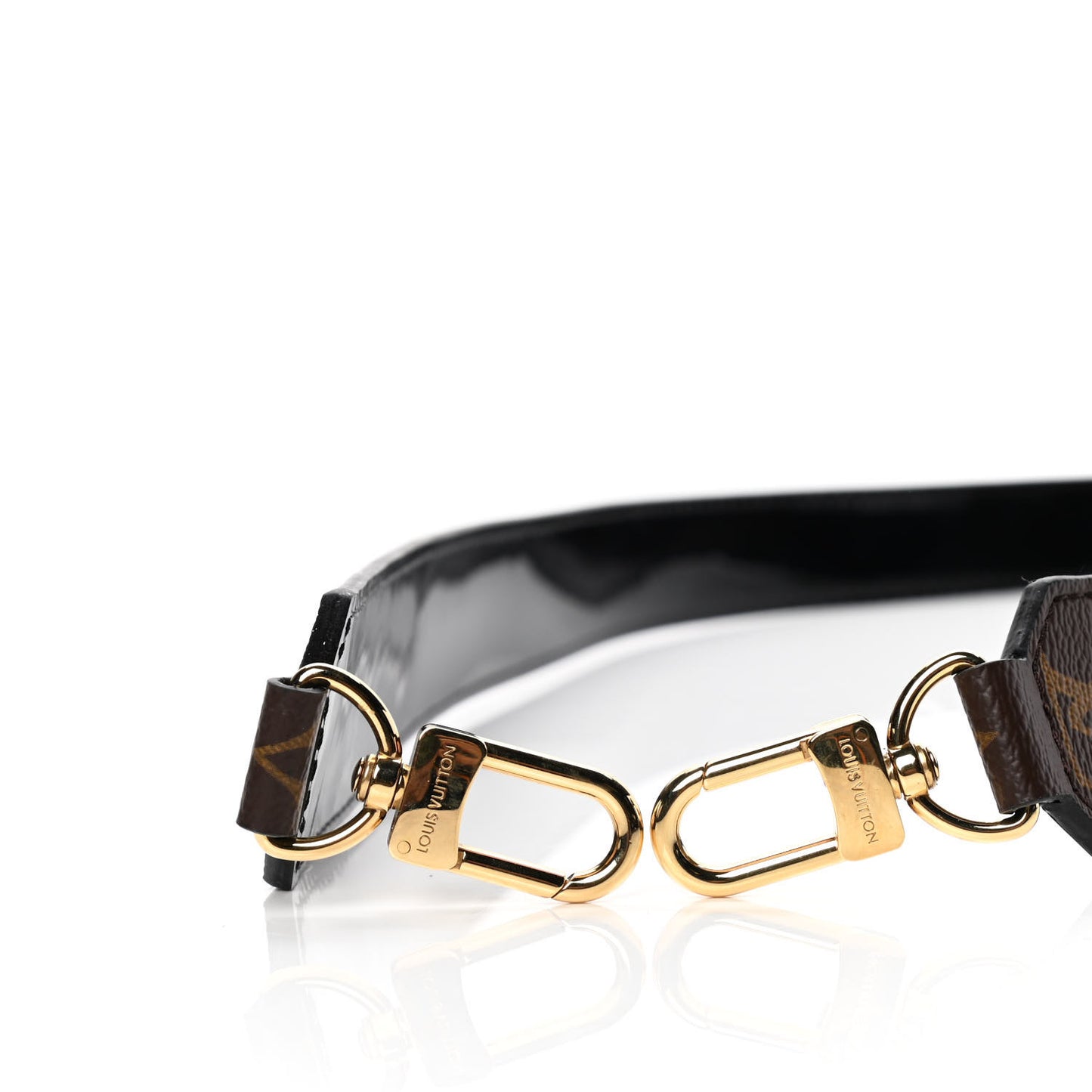 Monogram Bandouliere Shoulder Strap Black