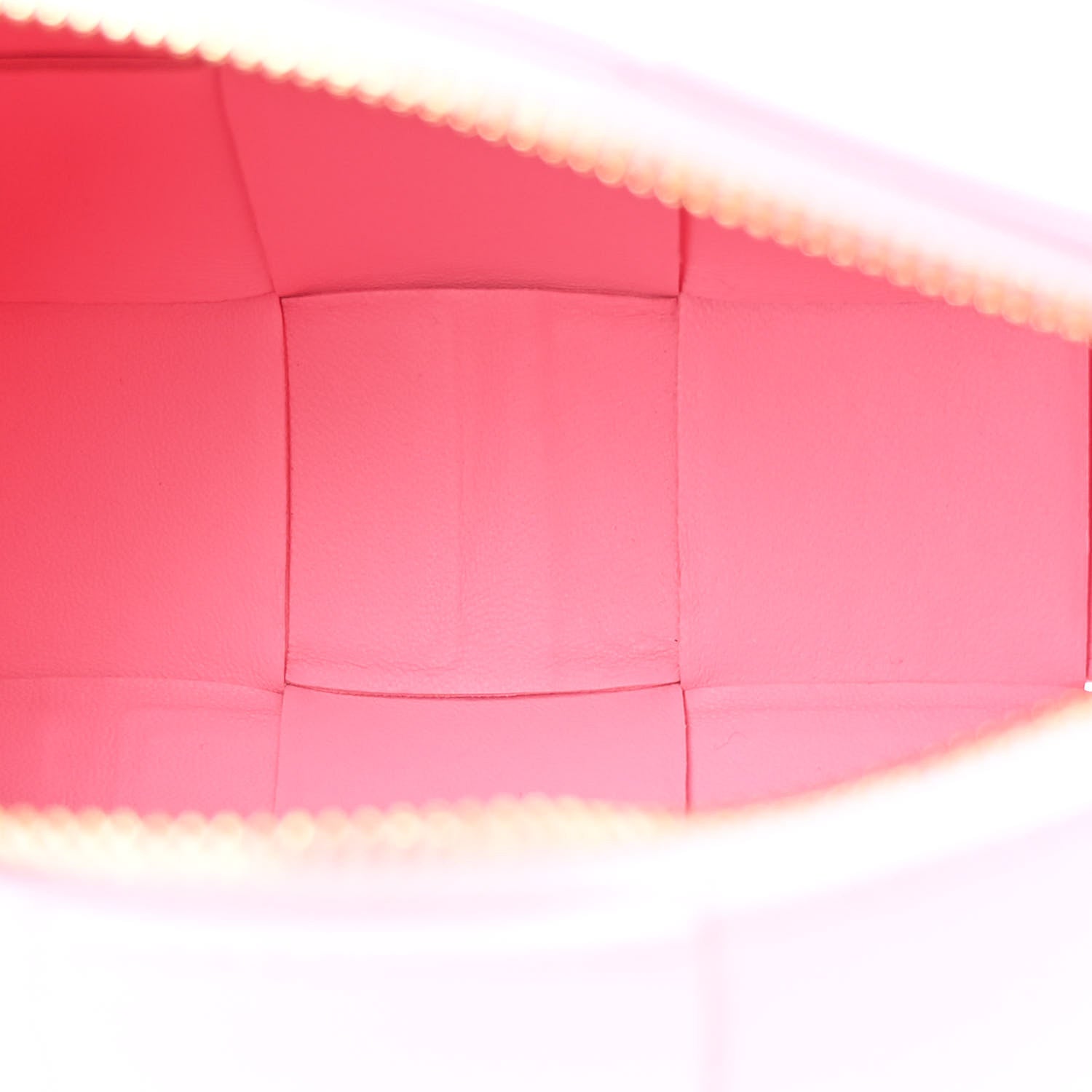 Bottega Veneta Lambskin Maxi Intrecciato Small Brick Cassette Bag Pink Ribbon 5 of 9