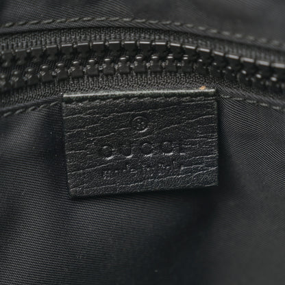 Gucci GG Plus Monogram Medium Flat Messenger Bag Black 6 of 12