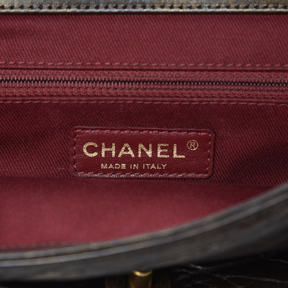 Chanel Metallic Aged Calfskin Quilted Medium Pondichery Flap Bronze 8 of 10