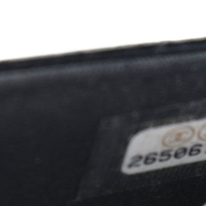 Chanel Goatskin Stitched Golden CC Wallet on Chain WOC Black 8 of 10