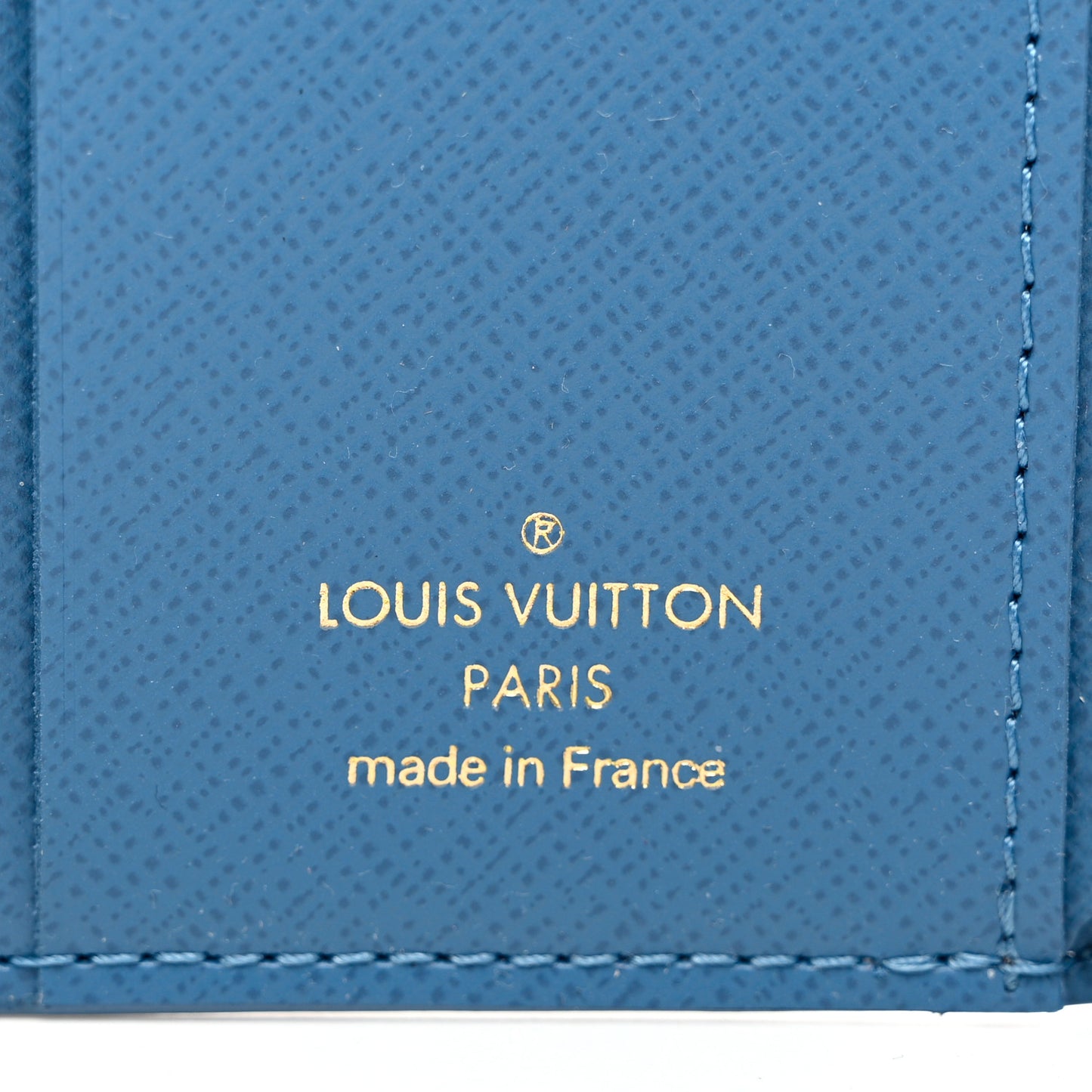 Monogram Zoe Wallet Blue Jean