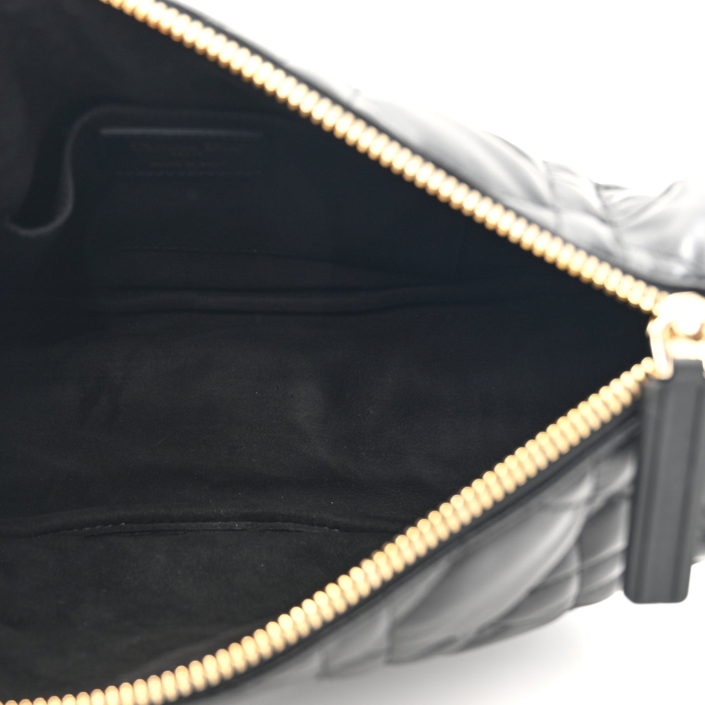 Lambskin Cannage Medium Dior Vibe Hobo Bag Black