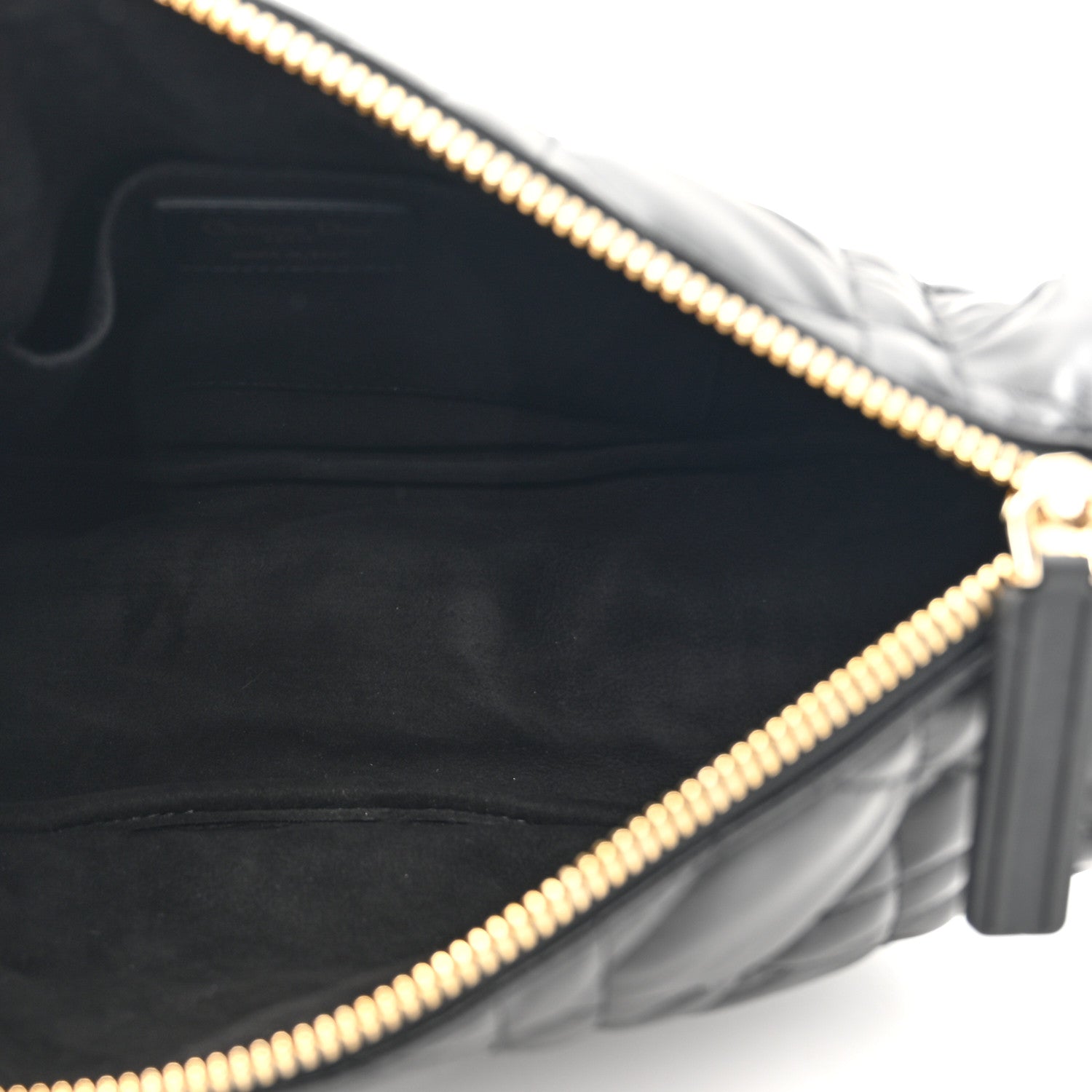 Christian Dior Lambskin Cannage Medium Dior Vibe Hobo Bag Black 5 of 11