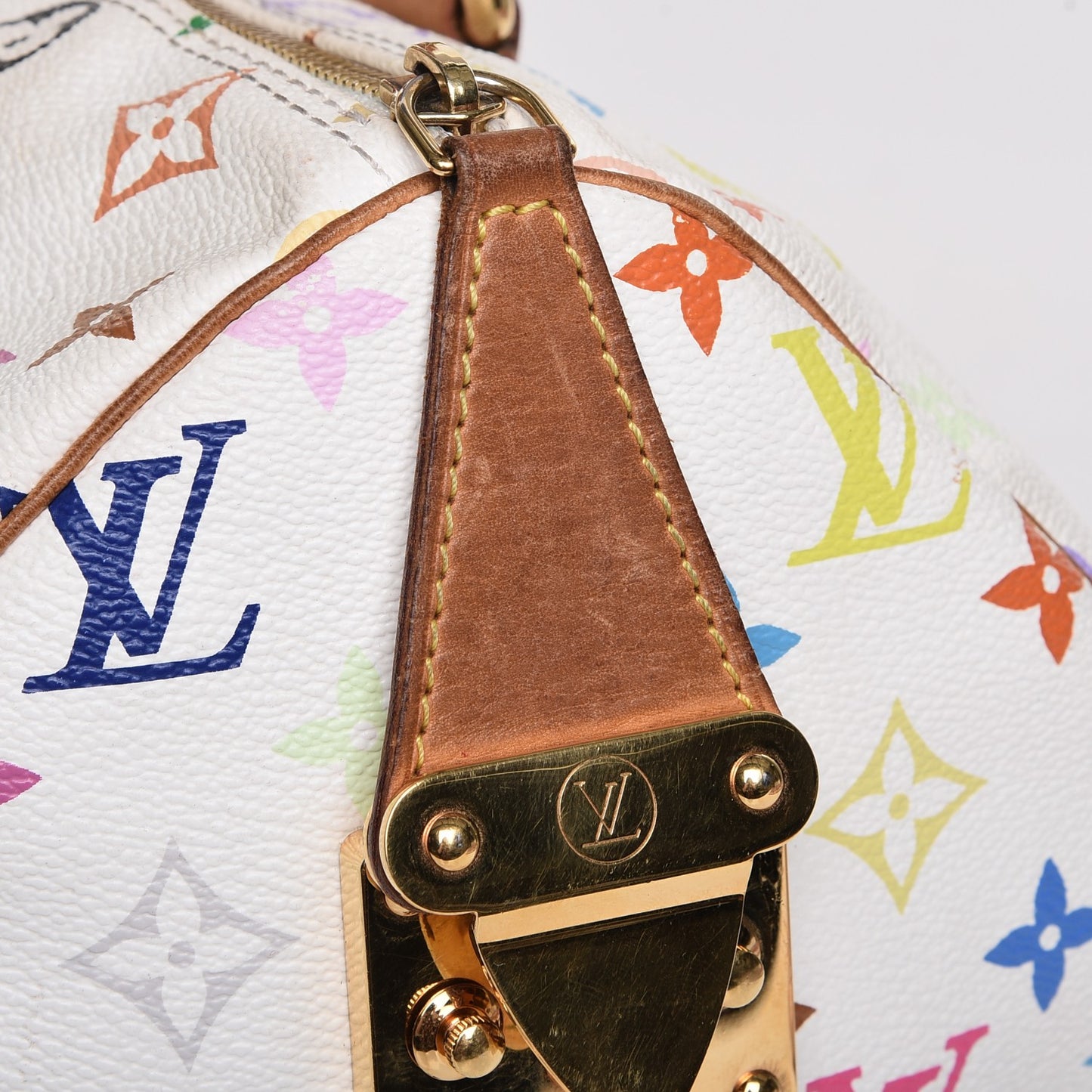 Monogram Multicolor Speedy 30 White