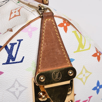 Louis Vuitton Monogram Multicolor Speedy 30 White 15 of 16
