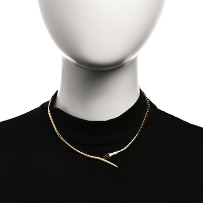 Bulgari 18K Yellow Gold Serpenti Viper Choker Necklace 2 of 6
