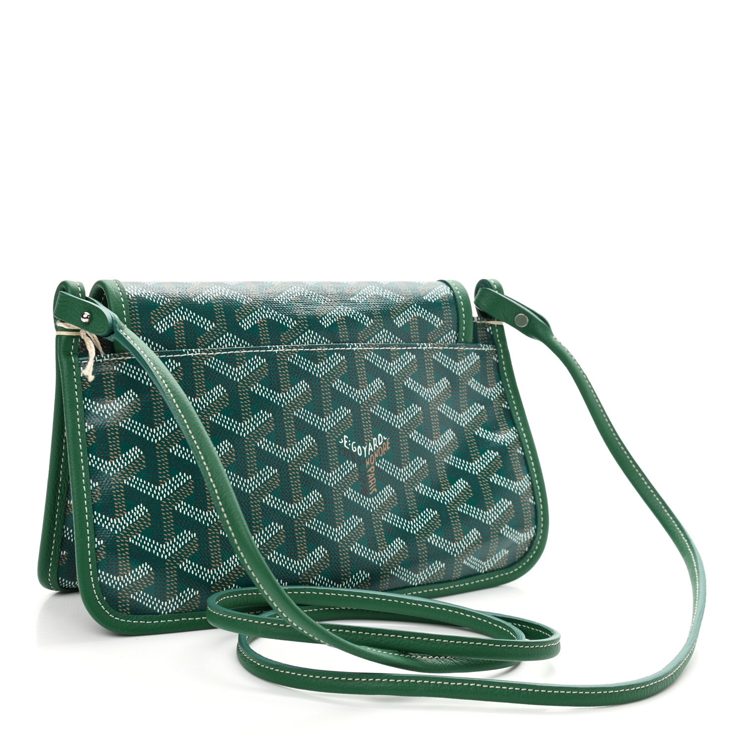 Goyard Goyardine Plumet Wallet Clutch Green 3 of 11