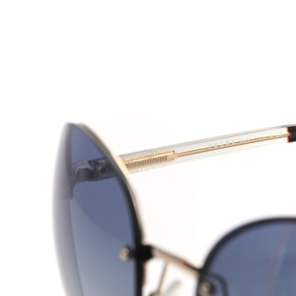 Prada Metal Round Sunglasses SPR 68V Blue 5 of 8