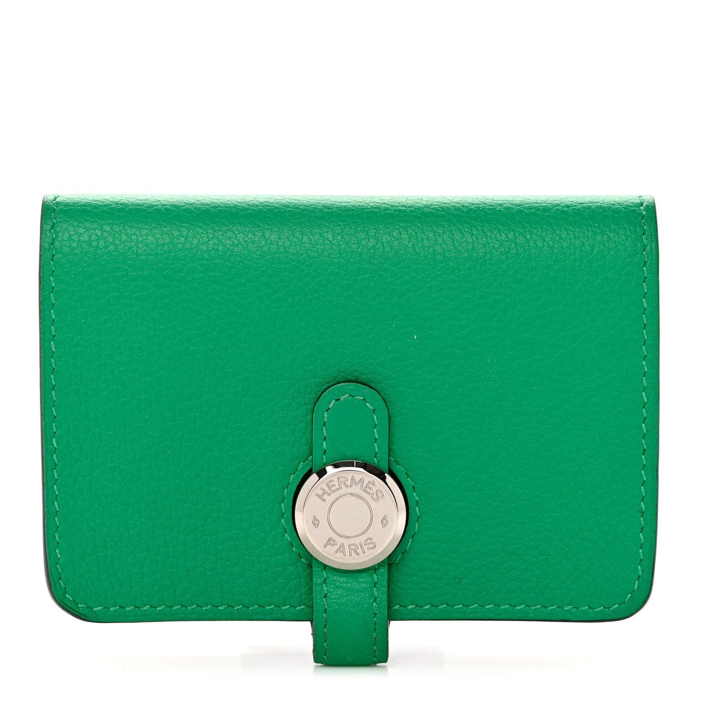 Togo Dogon Card Case Vert Vertigo