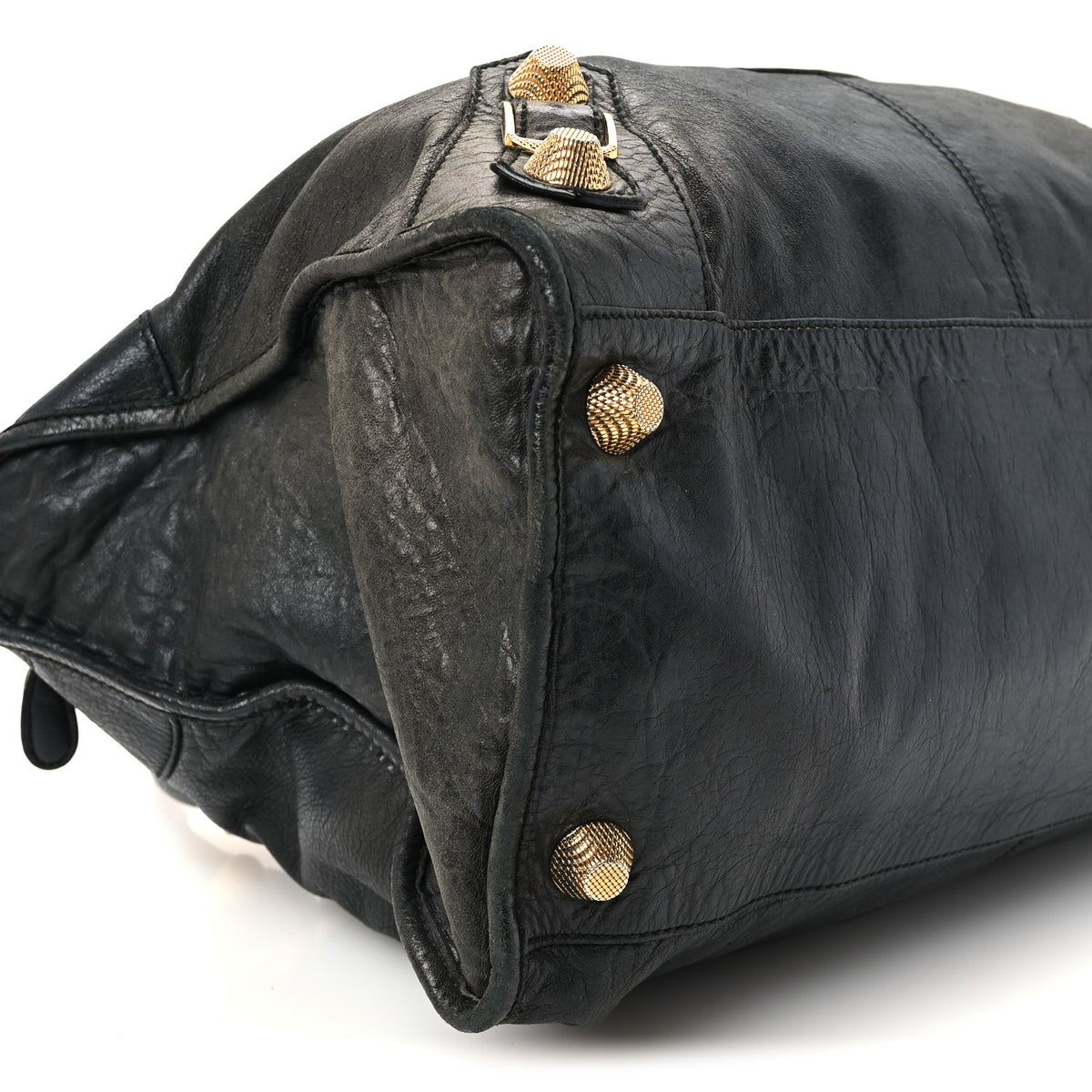 Agneau Giant 21 Gold Hardware Work Black