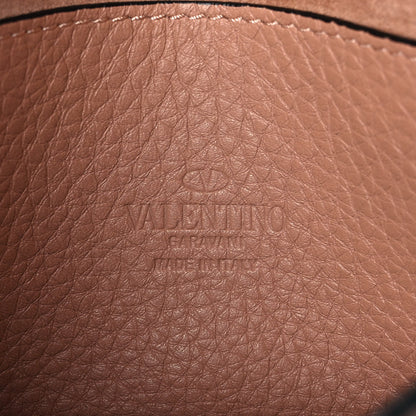 Valentino Garavani Pebbled Calfskin Medium Rockstud Flip Lock Crossbody Bag Skin Sorbet 5 of 8