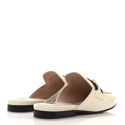 Gucci Malaga Kid Web Womens Princetown Slippers 35 Mystic White 5 of 10