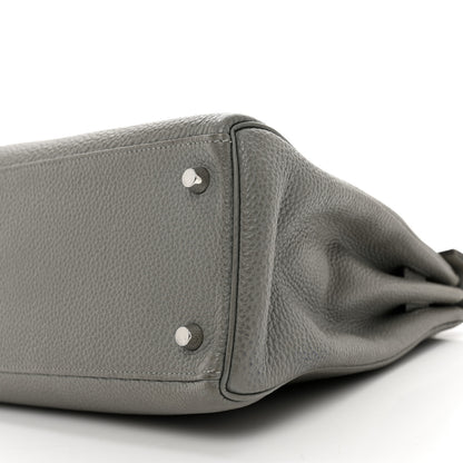 Hermes Togo Kelly Retourne 28 Gris Mouette 10 of 16