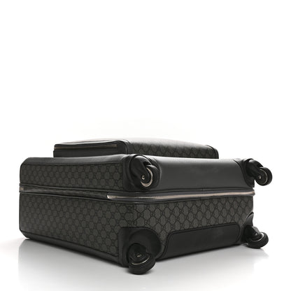 Gucci GG Supreme Monogram Medium Savoy Trolley Grey Black Graphite Grey 3 of 11