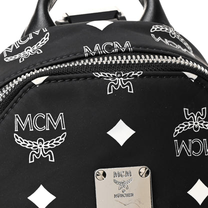 MCM Visetos Trey 4-in-1 Sling Backpack Black Gold 11 of 16