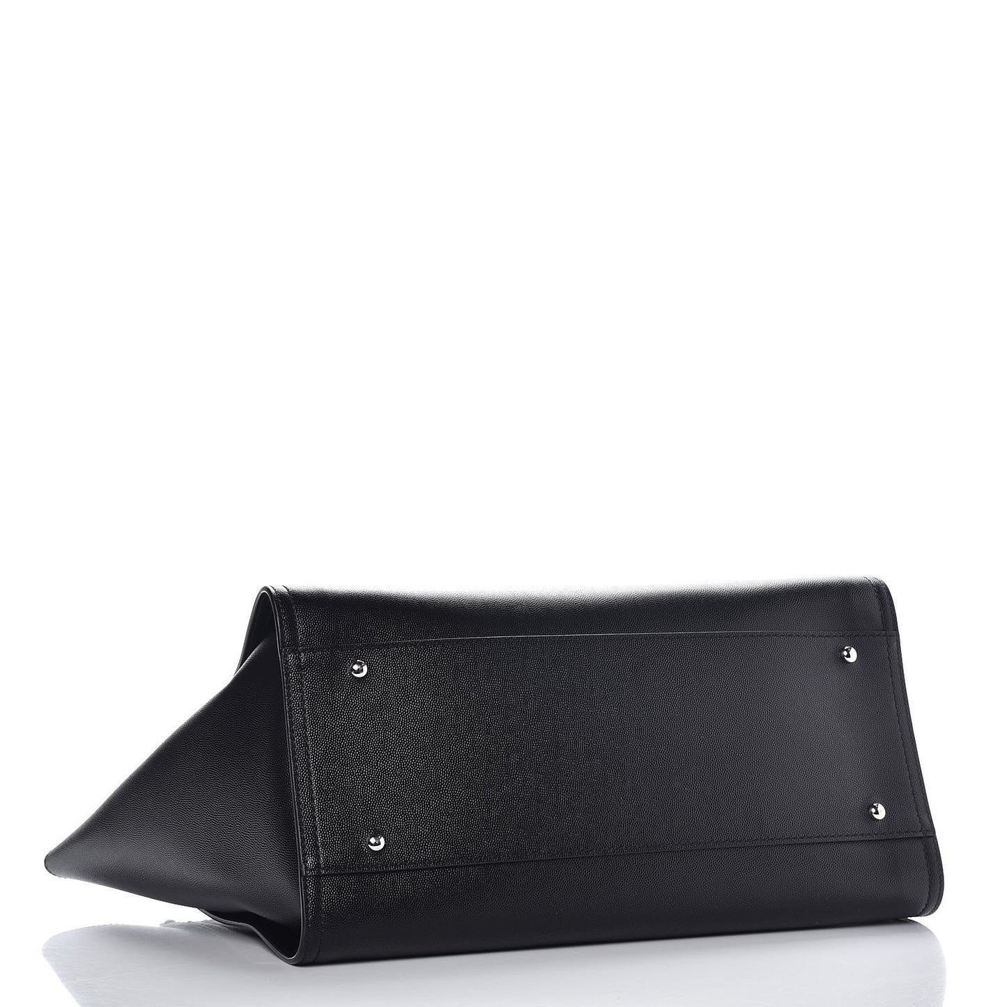 Caviar Medium Studded Deauville Tote Black