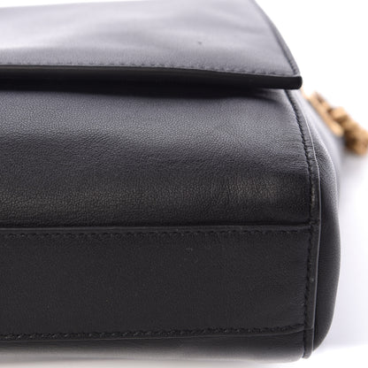 Saint Laurent Smooth Calfskin Suede Medium Reversible Monogram Kate Satchel Black 19 of 19