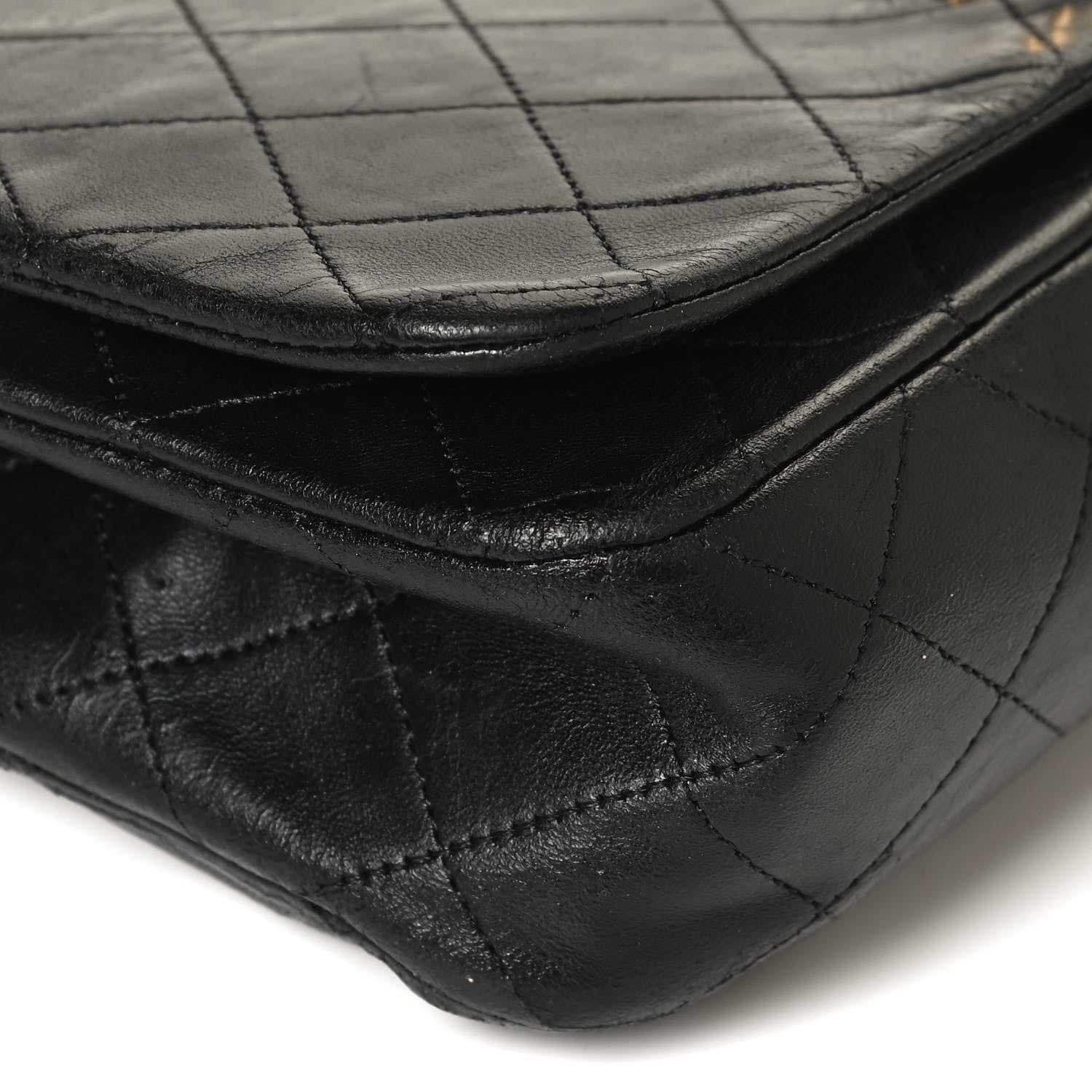 Chanel Lambskin Quilted Small Single Flap Black 13 of 14